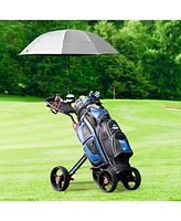 4 Wheels Folding Golf Pull Push Cart Trolley