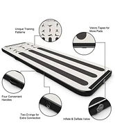 10 Feet Inflatable Gymnastics Tumbling Mat with Pump
