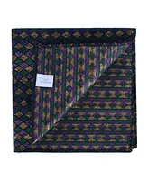 Trafalgar Men's Carnival Diamond Multi-Colored Novelty Silk Pocket Square