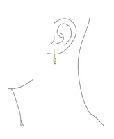 Bling Jewelry Nautical Ocean Lever back Dangle Earrings Fishbone 14K Gold Plated Sterling Silver