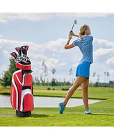10 Pieces Ladies Complete Golf Club Set with Alloy Driver