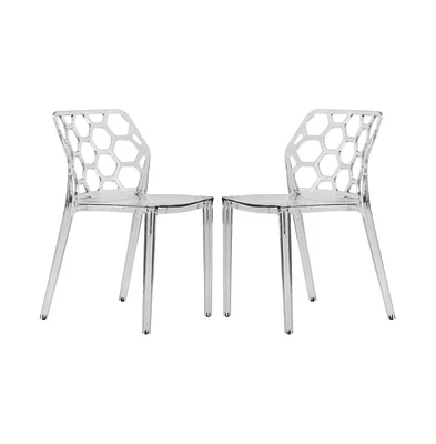 Modern Dynamic Dining Chair, Set of 2