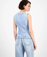 Guess Women's Riva Denim Vest