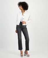 Guess Women's Raine Fold-Collar Button-Front Jacket