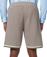 Scotch & Soda Men's Relaxed-Fit Knit Crocheted Shorts