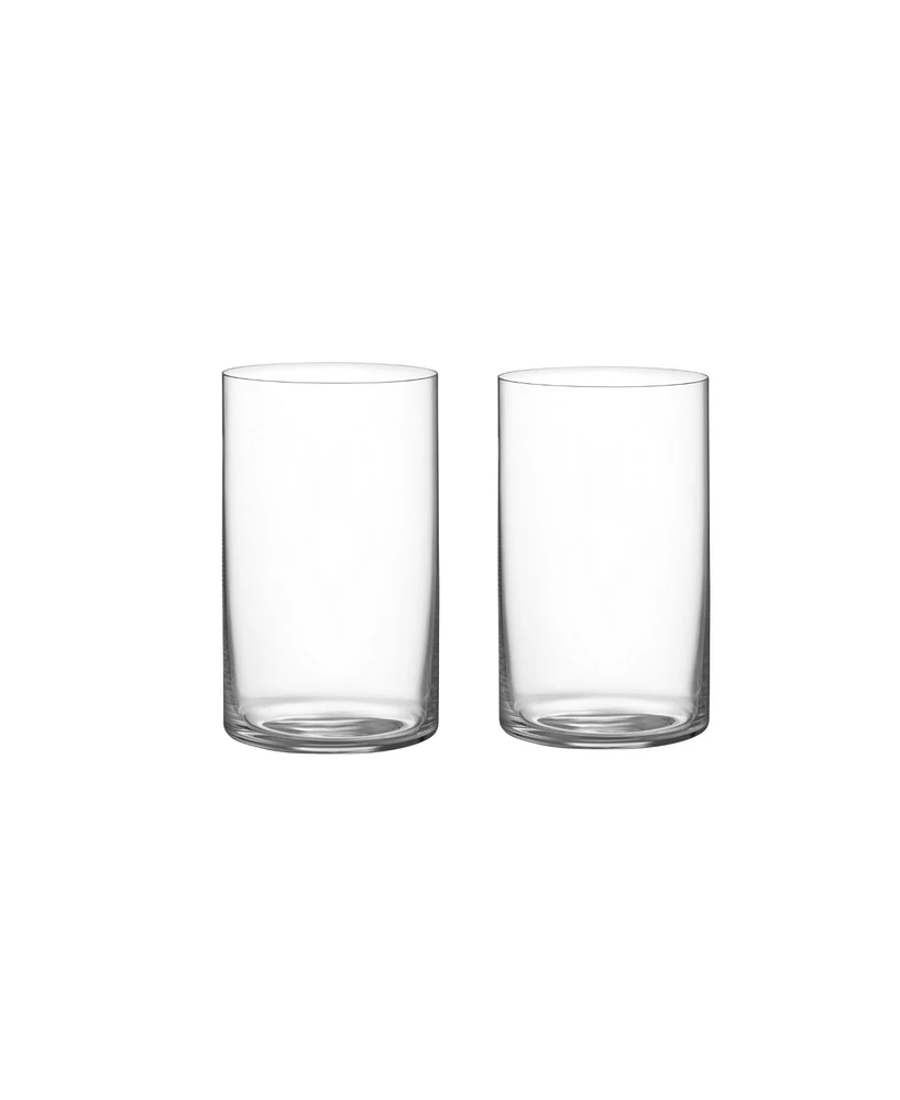 Orrefors Geometry Beer Glass, Set of 2