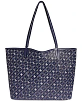 Sam Edelman Harper Extra-Large Monogram Reversible Shopper Bag