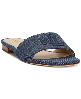 Lauren Ralph Lauren Women's Everly Slide Flat Sandals