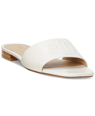 Lauren Ralph Women's Everly Slide Flat Sandals