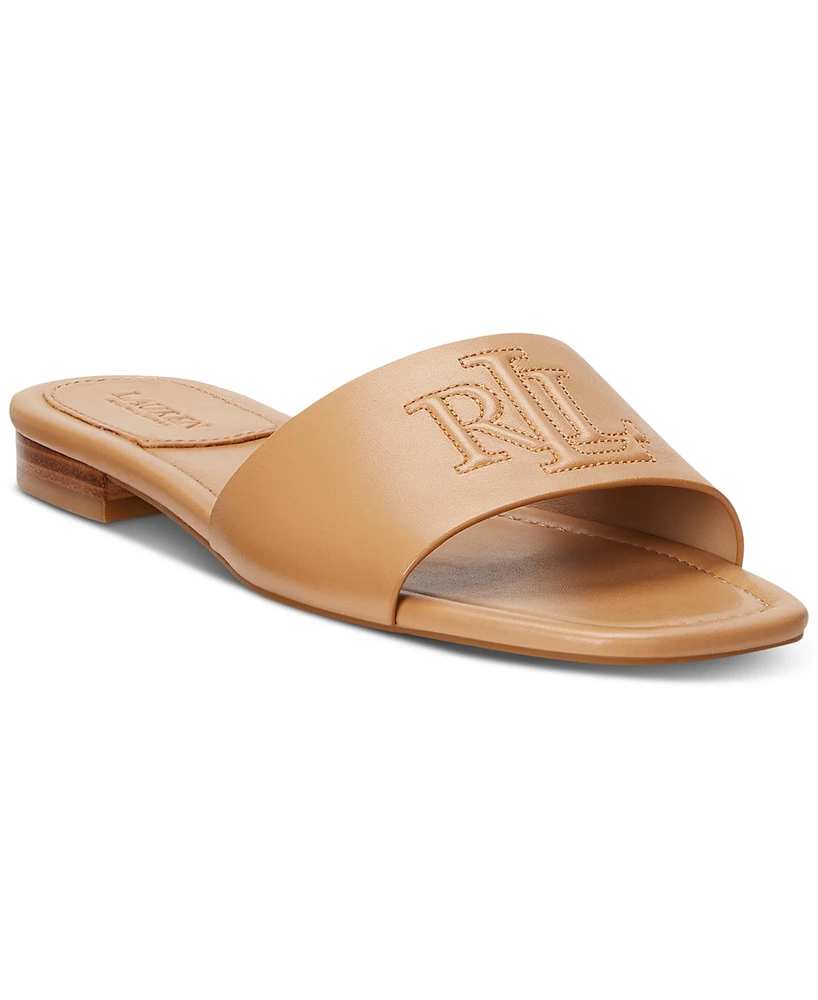 Lauren Ralph Women's Everly Slide Flat Sandals