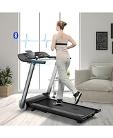 Italian Designed Folding Treadmill with Heart Rate Belt and Fatigue Button