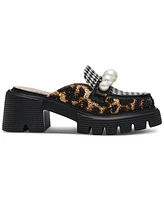 Betsey Johnson Women's Haizel Loafer Platform Mules