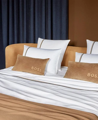 Boss Home by Hugo Boss B Linea 235 Thread Count Cotton Flat Sheet, King