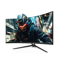 Z-edge 34" Ultra Wide 2K Curved Gaming Monitor, 21:9 Uwqhd 3440x1440, 165Hz, 1ms, FreeSync, Hdmi x2, DisplayPort x2, Pbp & Pip Mode