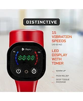 LifePro Sonic Pro Percussion Massage Gun - Deep Tissue Handheld Massager with 8 Attachments for Back, Neck & Muscle Relief