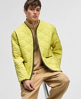 Mode Of One Mens Reversible Shell Quilted Jacket Pinstripe 1 4 Zip Track Jacket Regular Fit Pinstripe Track Pants Exclusively At Macys