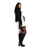 Belle & Bloom Women's Fast Car Cropped Trench