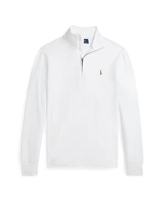 Polo Ralph Lauren Big Boys Cotton Interlock Quarter-Zip Pullover Sweatshirt