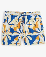 Mode of One Men's Floral Tones Regular-Fit Printed Swim Trunks, Exclusively at Macy's