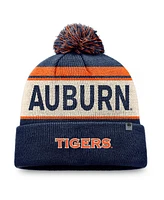 Top of the World Men's Navy Auburn Tigers Prime Cuffed Knit Hat with Pom