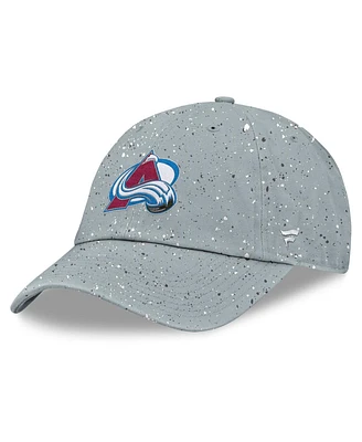 Fanatics Women's Gray Colorado Avalanche Heritage Snow Day Speckle Adjustable Hat