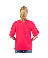 G-iii 4Her by Carl Banks Women's Red Super Bowl Lix Mvp Oversized T-Shirt