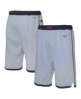 Nike Big Boys and Girls Light Blue Washington Wizards 2024/25 City Edition Swingman Performance Shorts