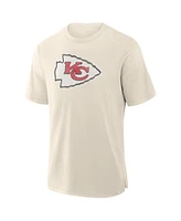 Fanatics Men's Cream Kansas City Chiefs Slub T-Shirt