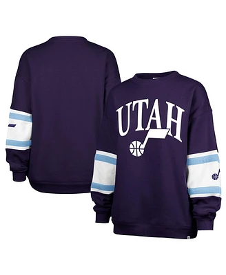 '47 Brand Women's Purple Utah Jazz 2024/25 City Edition Steadfast Paneled Pullover Sweatshirt