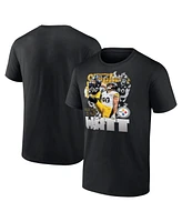 Fanatics Men's T.j. Watt Black Pittsburgh Steelers Notorious Player Graphic T-Shirt