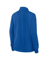 Logo Athletic Women's Royal Buffalo Bills Velocity Quarter-Zip Jacket