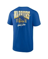 Logo Athletic Men's Royal Golden State Warriors Never Over T-Shirt