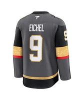 Fanatics Men's Jack Eichel Gray Vegas Golden Knights Alternate Premium Jersey