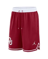 Jordan Men's Crimson/White Oklahoma Sooners Performance Basketball Shorts