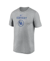 Nike Men's Heather Gray Kentucky Wildcats On-Court Basketball Legend Practice Performance T-Shirt