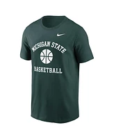 Nike Men's Green Michigan State Spartans Basketball Icon T-Shirt