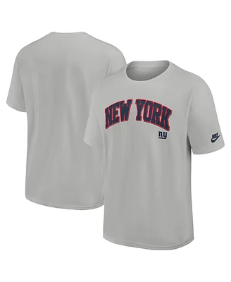 Nike Men's Silver New York Giants Rewind Max90 Statement T-Shirt