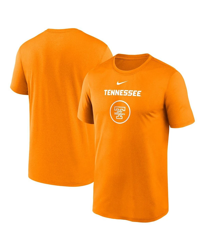 Nike Men's Tennessee Orange Lady Volunteers On-Court Basketball Legend Practice Performance T-Shirt