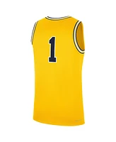 Jordan Men's 1 Maize Michigan Wolverines Alternate Replica Jersey