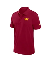 Nike Men's Burgundy Washington Commanders 2024/25 Sideline Performance Polo