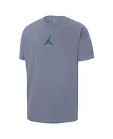 Jordan Men's Blue Golden State Warriors Statement Edition Jumpman Flight Heavyweight T-Shirt