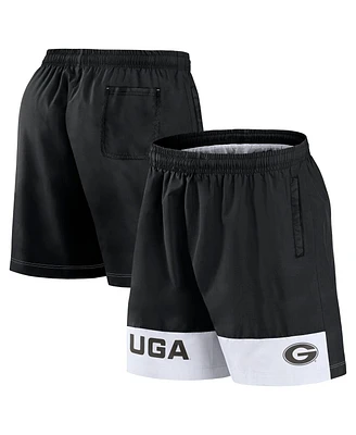 Fanatics Men's Black Georgia Bulldogs Elements Intensity Woven Shorts