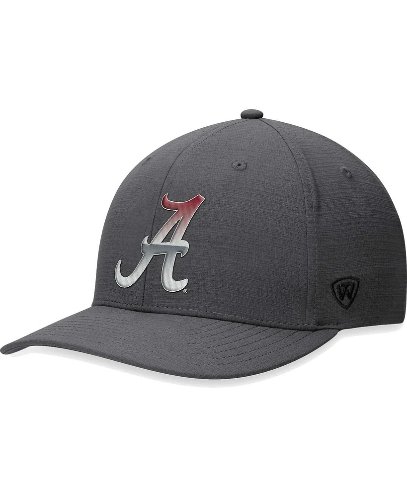 Top of the World Men's Gray Alabama Crimson Tide Iron Flex Hat