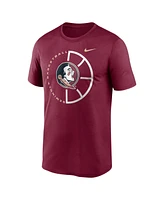 Nike Men's Garnet Florida State Seminoles Legend Basketball Icon Performance T-Shirt