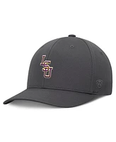 Top of the World Men's Charcoal Lsu Tigers Reflex Logo Flex Hat