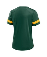 Fanatics Women's Green Bay Packers Play Script Lace-Up T-Shirt