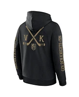 Fanatics Men's Black Vegas Golden Knights Big City Legacy Fleece Pullover Hoodie