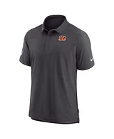 Nike Men's Black Cincinnati Bengals Sideline Lockup Performance Polo