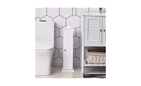 Paper Cabinet / Side Table / Bathroom Corner Cabinet Versatile Storage Solution for Small Spaces