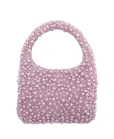 Nina All Over Beaded Hobo Bag